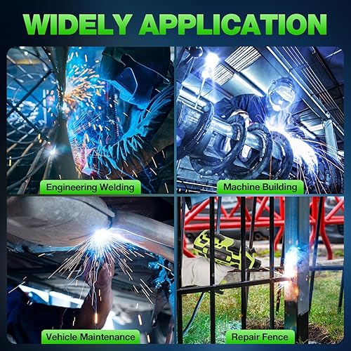 Miniatura 6 de Máquina de soldadura portátil, máquina soldadora de mano de 110 V con inversor IGBT 6 ajuste de corriente variable 20-120 amperios Salida de