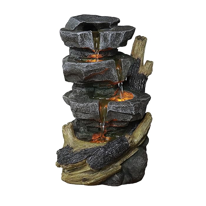 Buy Tabletop Water Fountain Rock Falls Fountains Indoor Waterfall