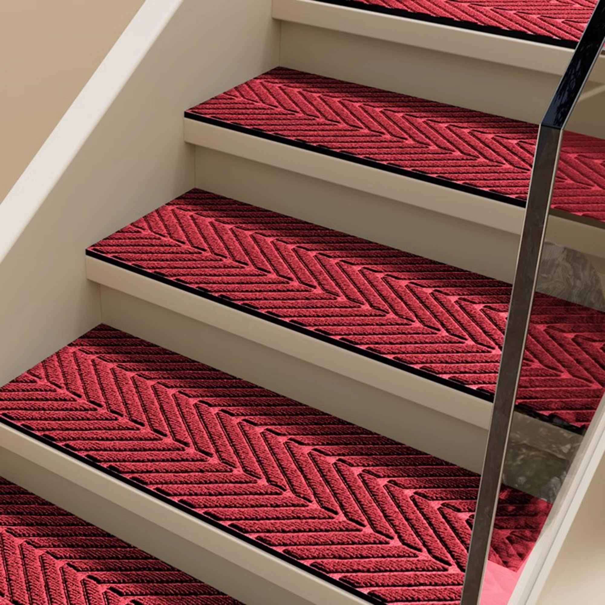 Protectores de escalones antideslizantes para evitar caídas de ancianos en interiores