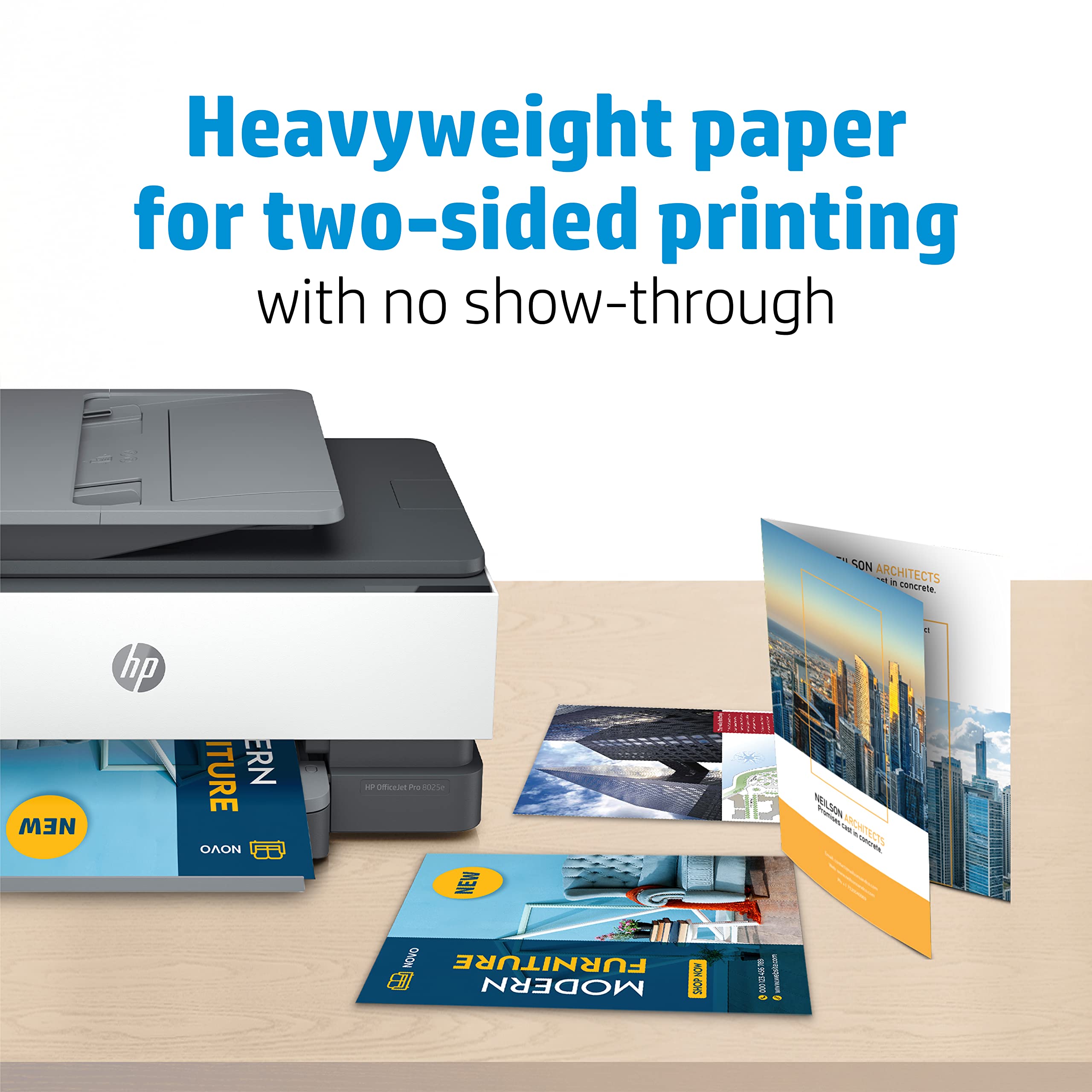 HP Professional Business Photo Paper, 7MV79A, 150 hojas de papel fotográfico mate avanzado, compatible con impresoras de inyección de tinta y PageWide, A4, peso del material de impresión 180 g/m²
