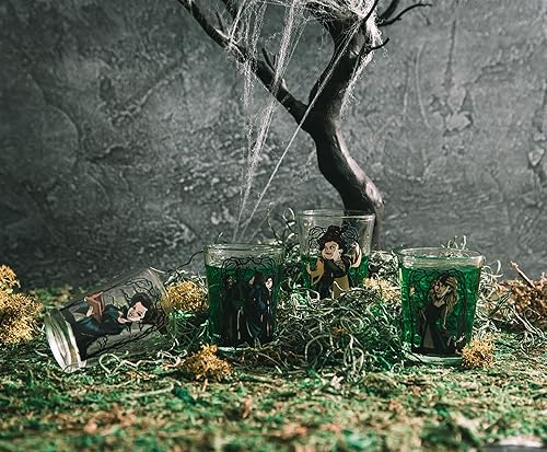 Miniatura 8 de Disney Hocus Pocus Sanderson Sisters Portraits - Vasos de chupito de 2 onzas  Juego de 4