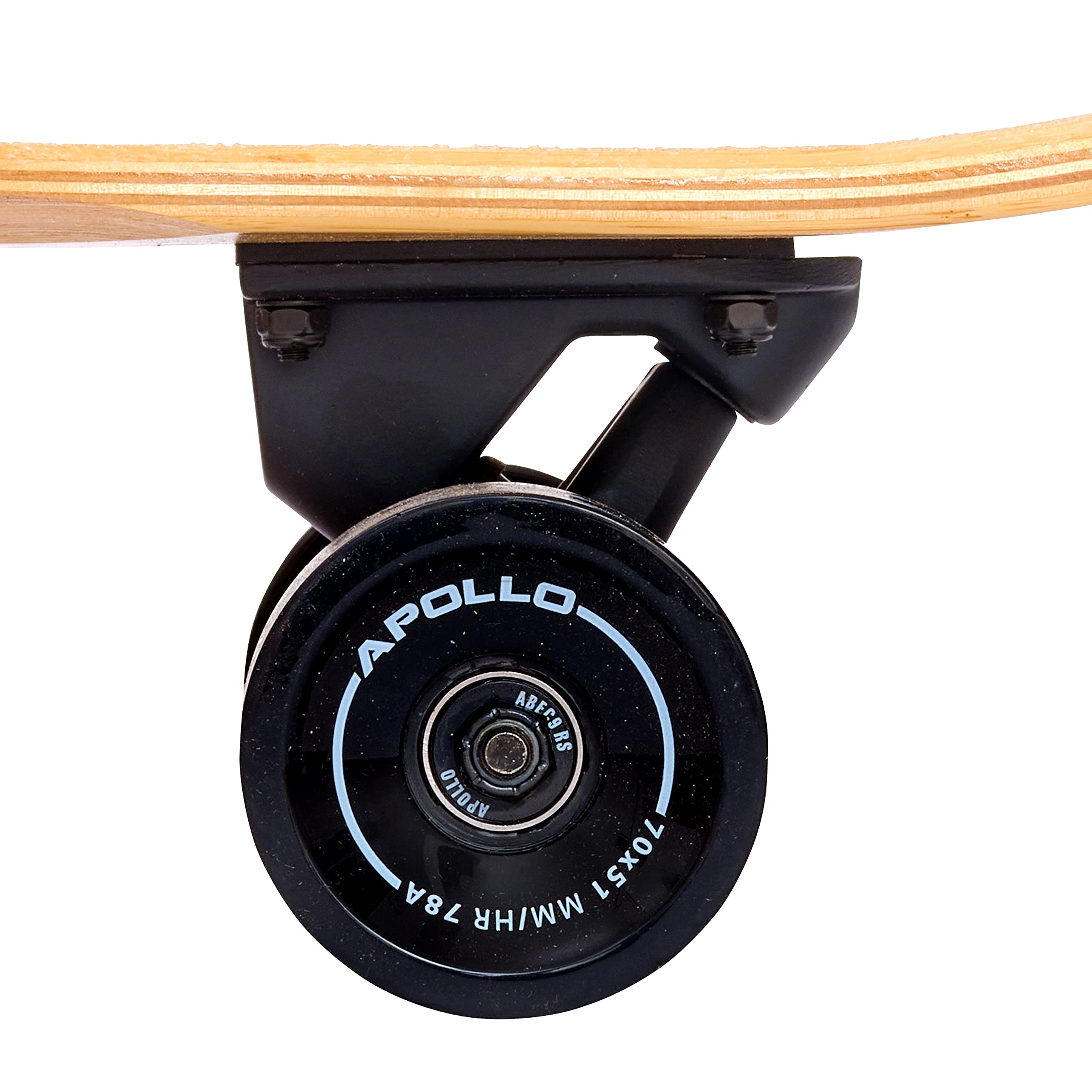 Apollo Planche Longboard 116x24 cm Roulements ABEC 9 Dancing Cruiser