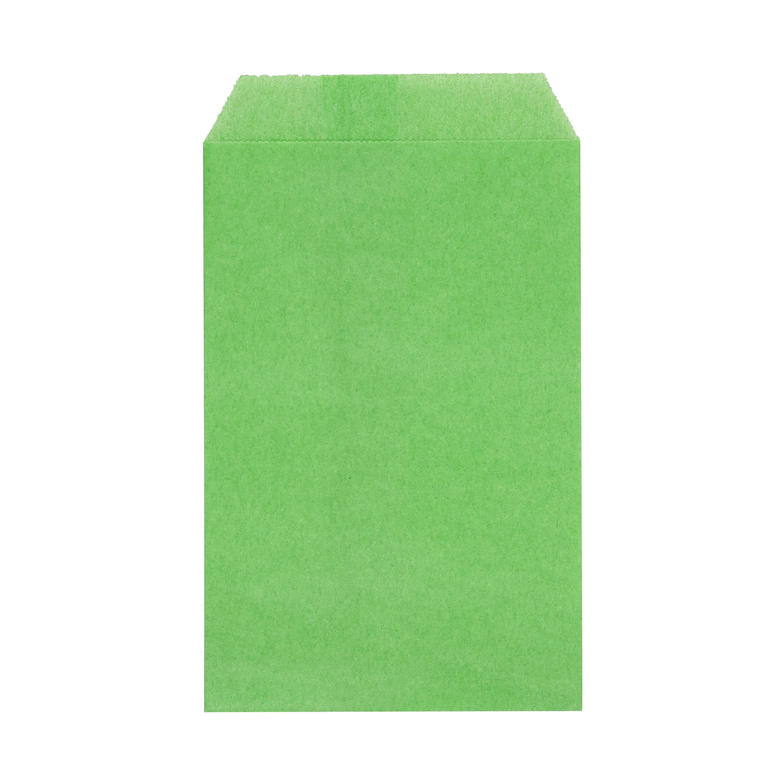 Quotidian Verde Menta Piatto Medio Sacchetti Carta Antigrasso 4" x 6" (10 x 15,2cm) Confezione da 100 - Panetteria Caramelle Sapone Matrimonio Invitation