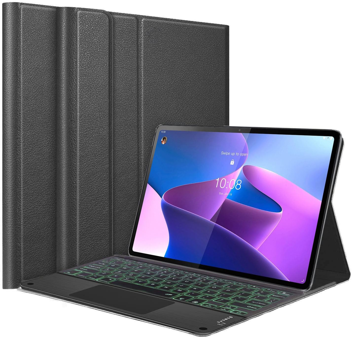 HOM Tri Fold 7-Colour Backlight Detachable Wireless Bluetooth Keyboard with Trackpad/Touchpad & S Pen Holder Tablet Cover Case for Lenovo Tab P12 12.7 inch & Lenovo Tab P12 Pro 12.7 Inch (B0CP2RNJDS) Amazon Price History, Amazon Price Tracker