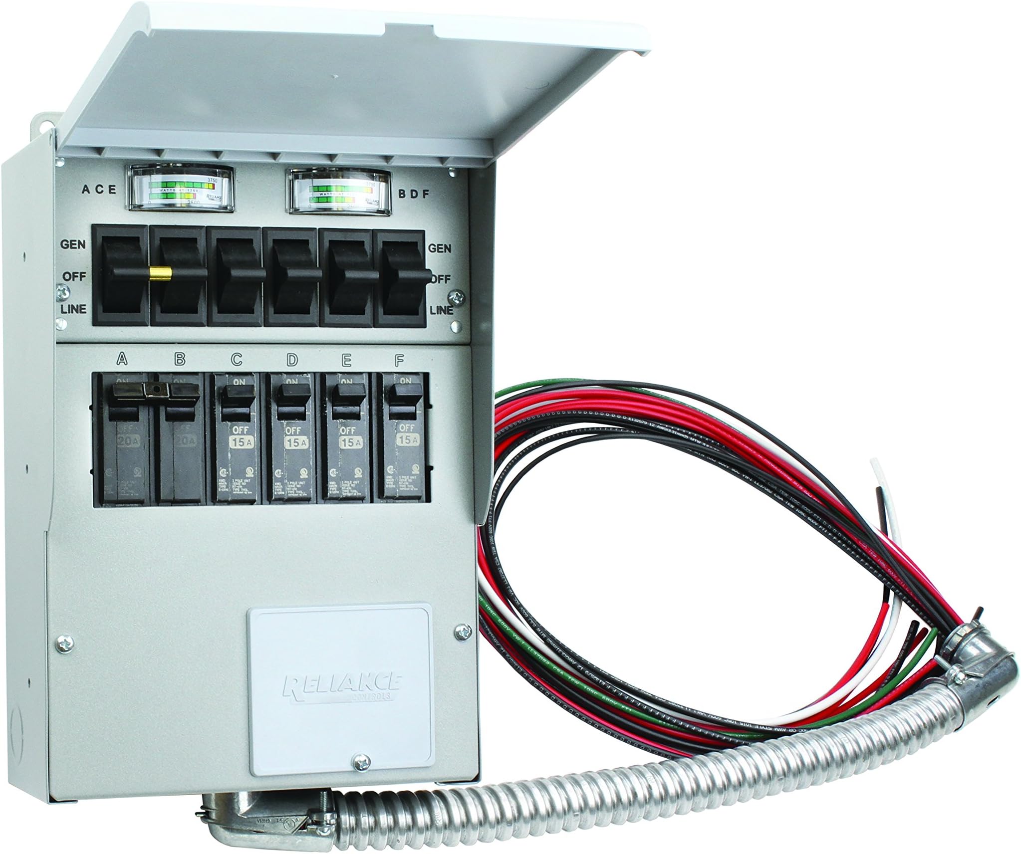 Amazon.com : 310C Pro/Tran2 30-Amp 10-Circuit 2 Manual Transfer Switch