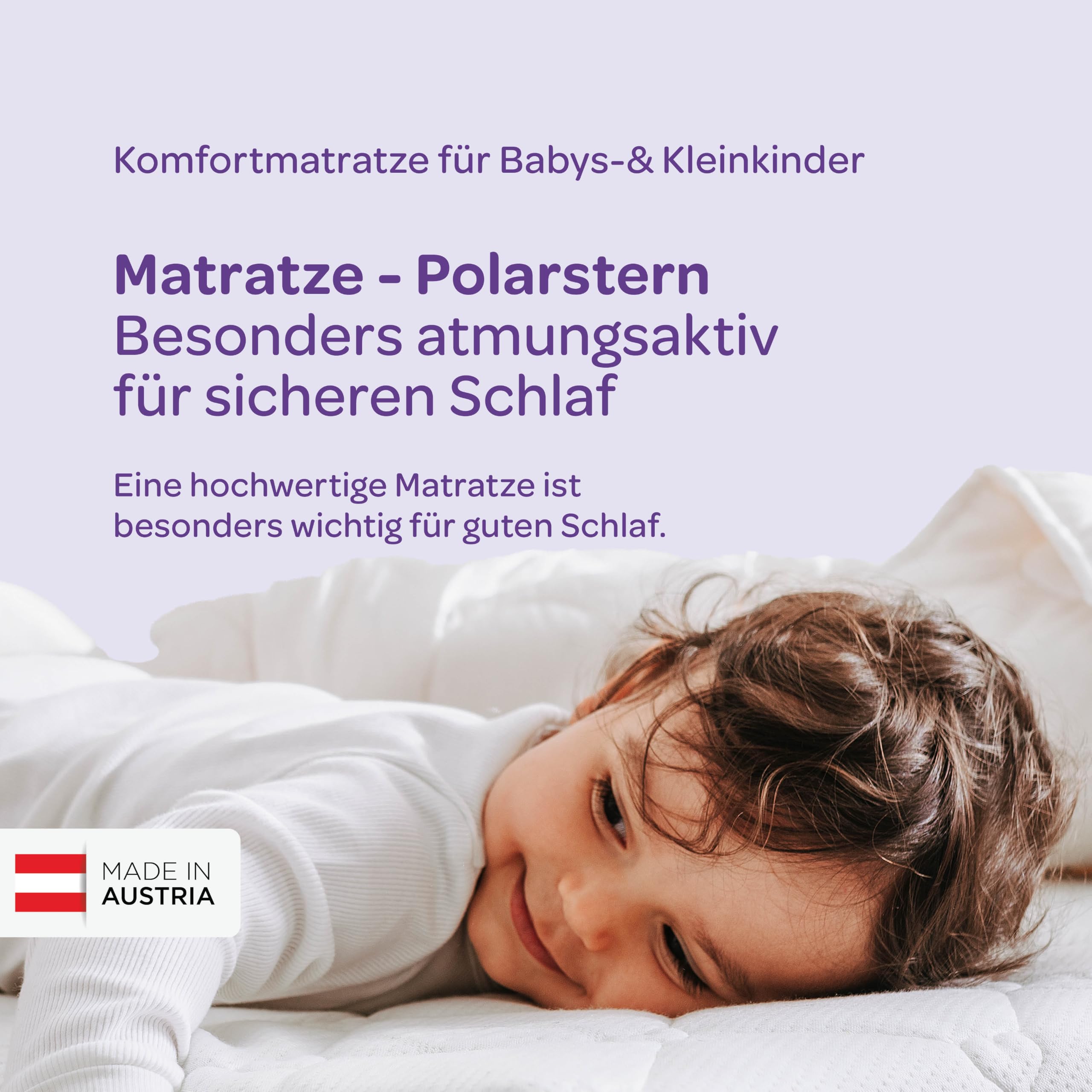 Träumeland T015101 Materasso per bambini North Star, 60 x 120 cm
