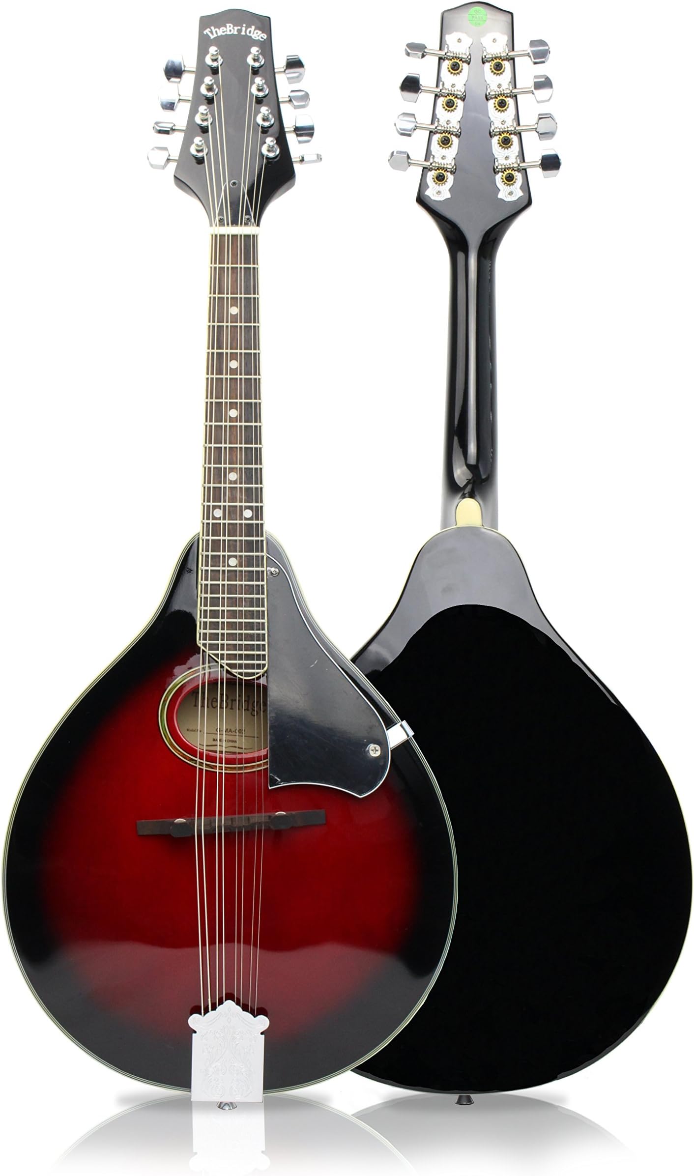 Banjos Ireland - 'The Bridge' Folk Bluegrass Mandolin - Cherry Sunburst with Leather Hard Case