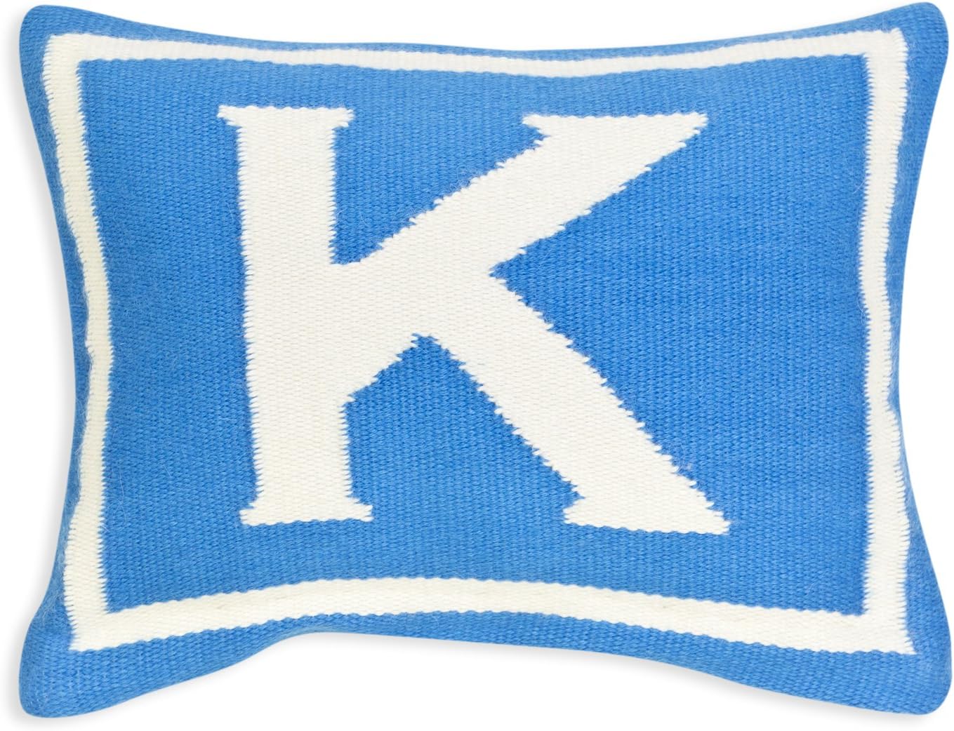 Jonathan Adler Letter Baby Pillow, Blue, Monogrammed K