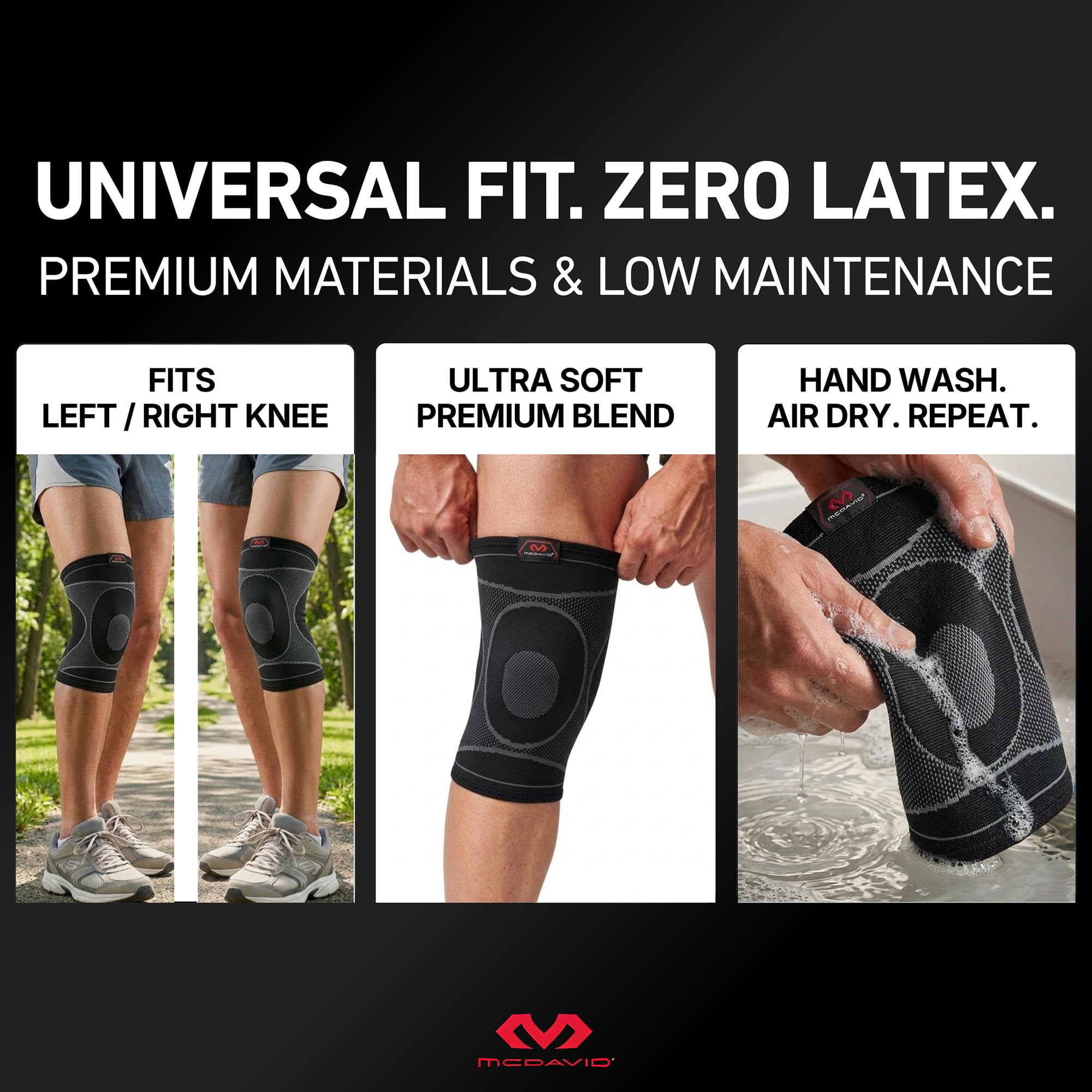 Mcdavid Ginocchiera 4 Way Elastic Blk M