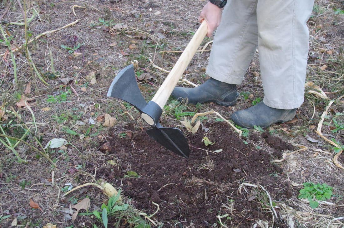 muller Heavy Duty Garden Hoe, Root Axe Wide Oval 0427,15