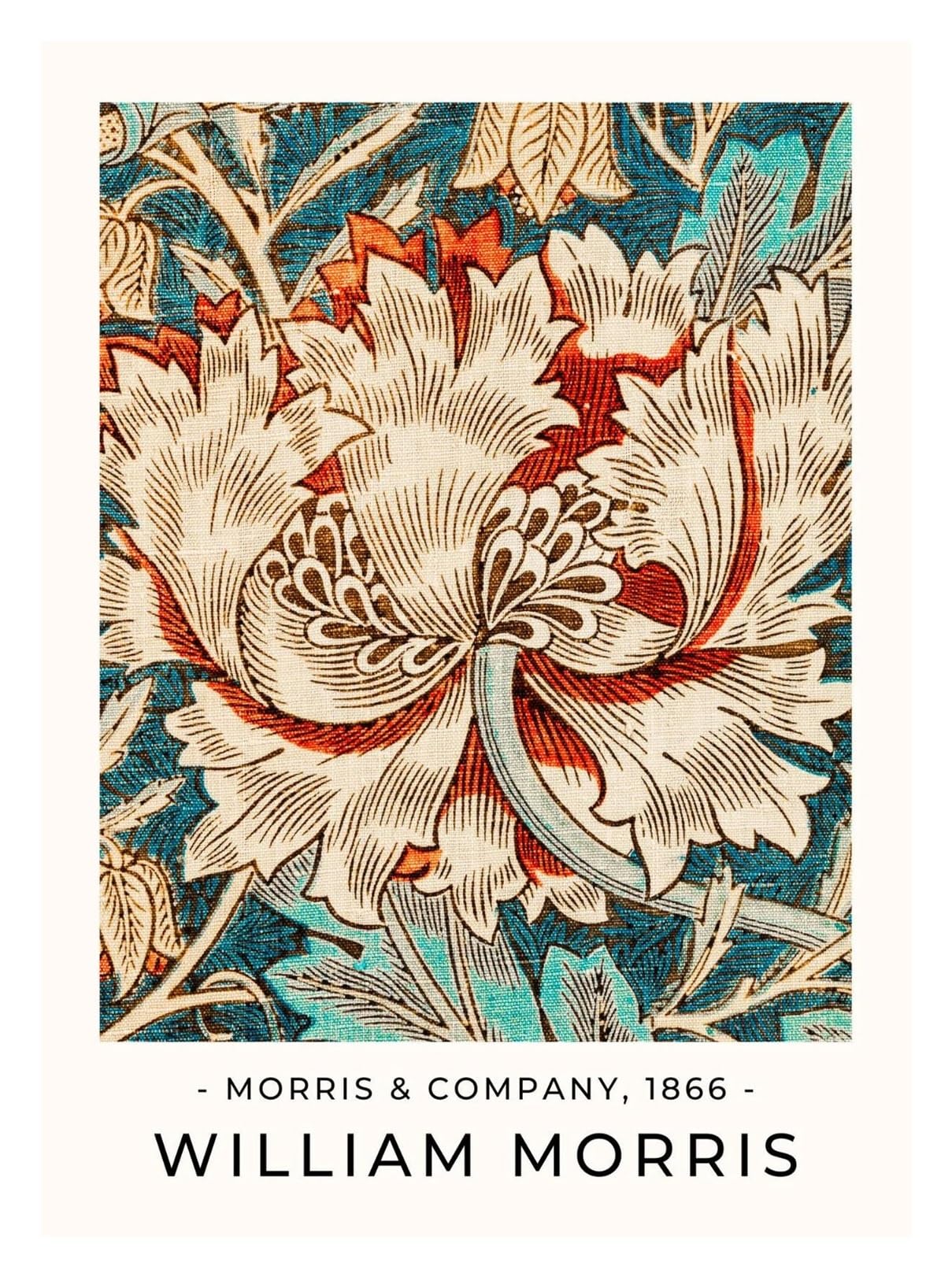 Affiches d'exposition florale vintage : tableau déco nature salon