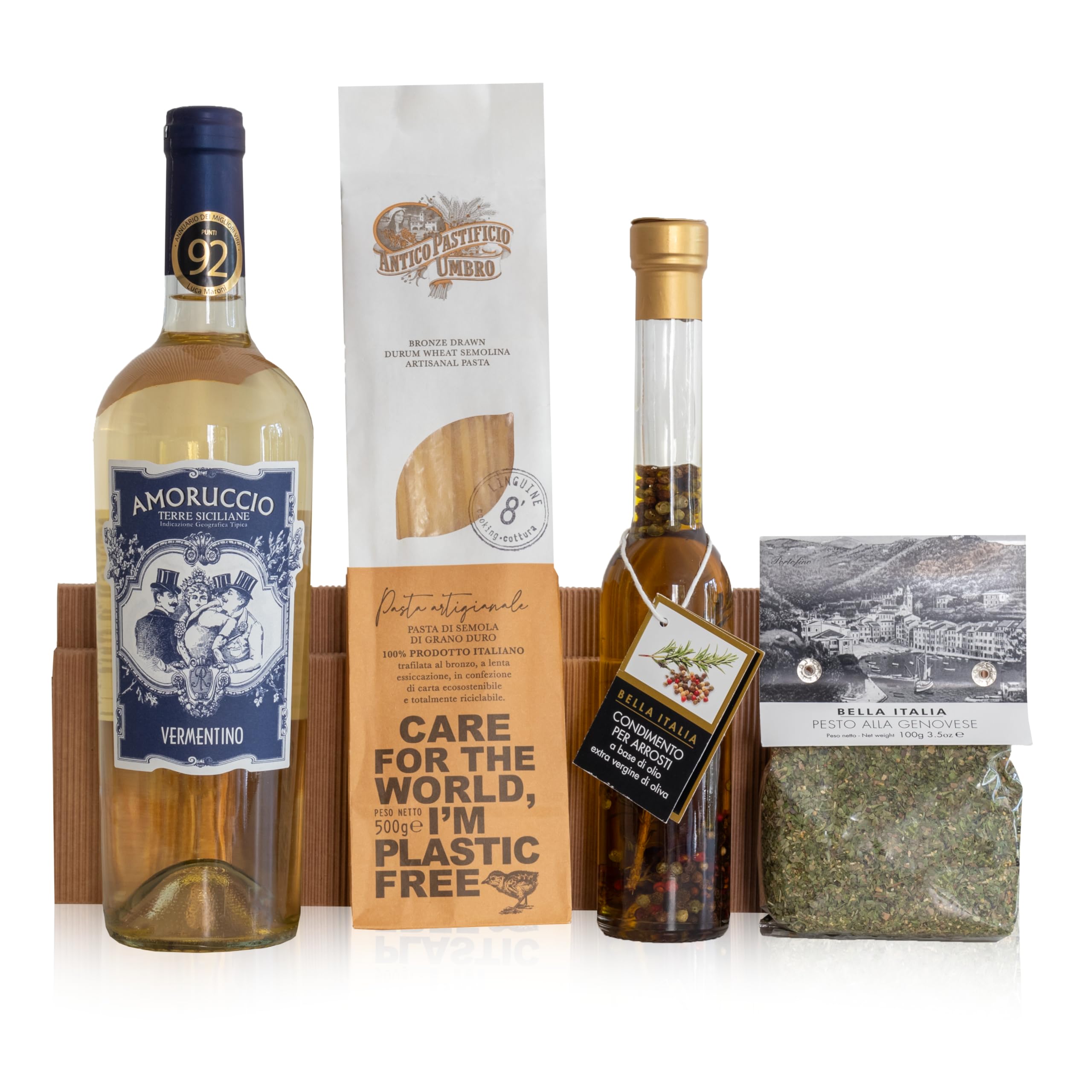 The Wine Guys Geschenkset La Dolce Vita Italien: Wein- und Pasta-Erlebnis-Geschenkset