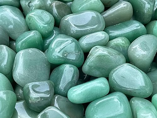 Miniatura 7 de Piedras pulidas de aventurina verde de 12 libra, piedra preciosa de aventurina verde pulida, cristales curativos de aventurina verde (aventurina