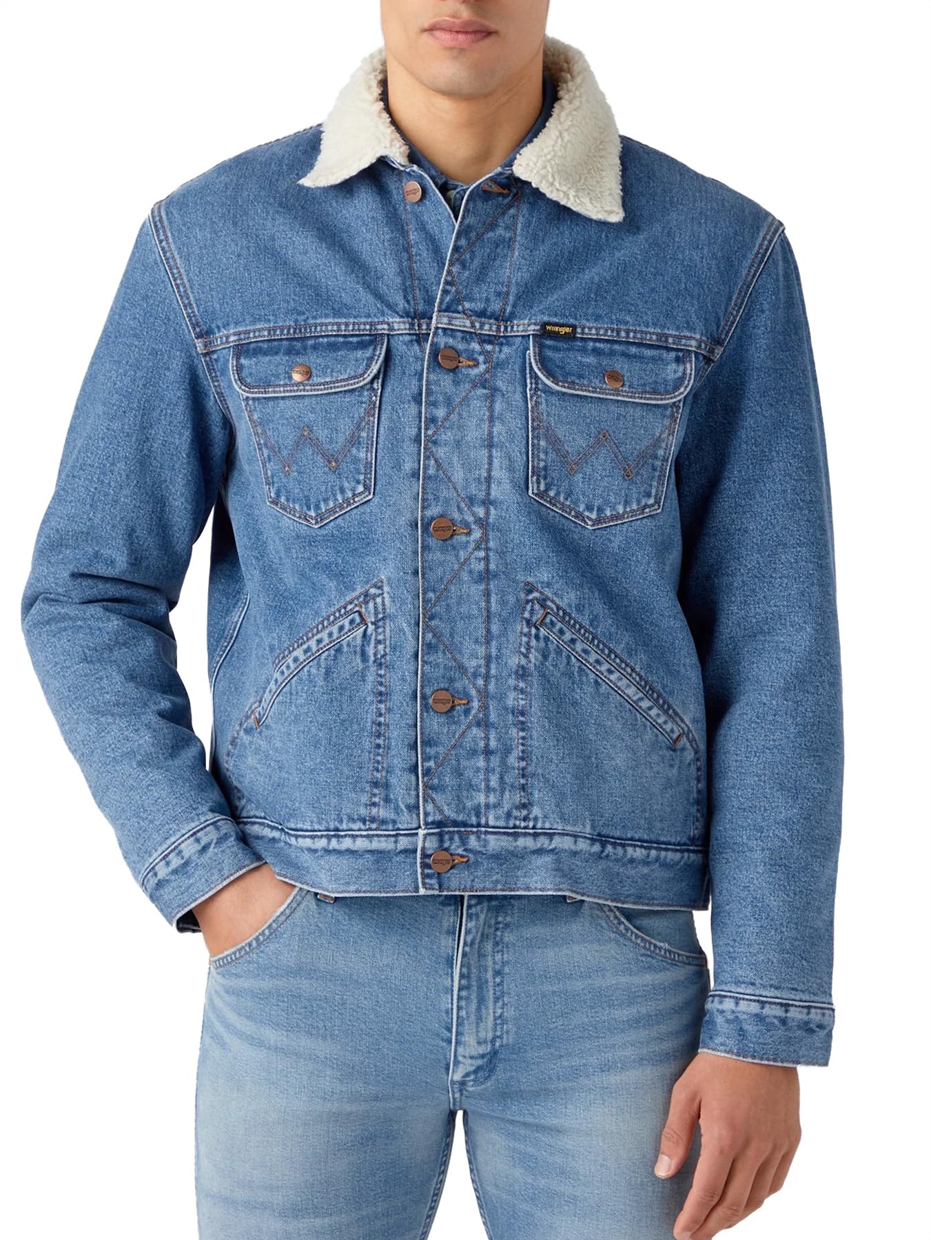 WRANGLER - Jacke Herren - Regular Fit - 124Mj Sherpa - Wranch