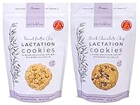 Vista 9 de MilkBliss Mezclas de galletas de lactancia de avena con chispas de chocolate y mantequilla de maní, suplemento para lactancia materna, aumento