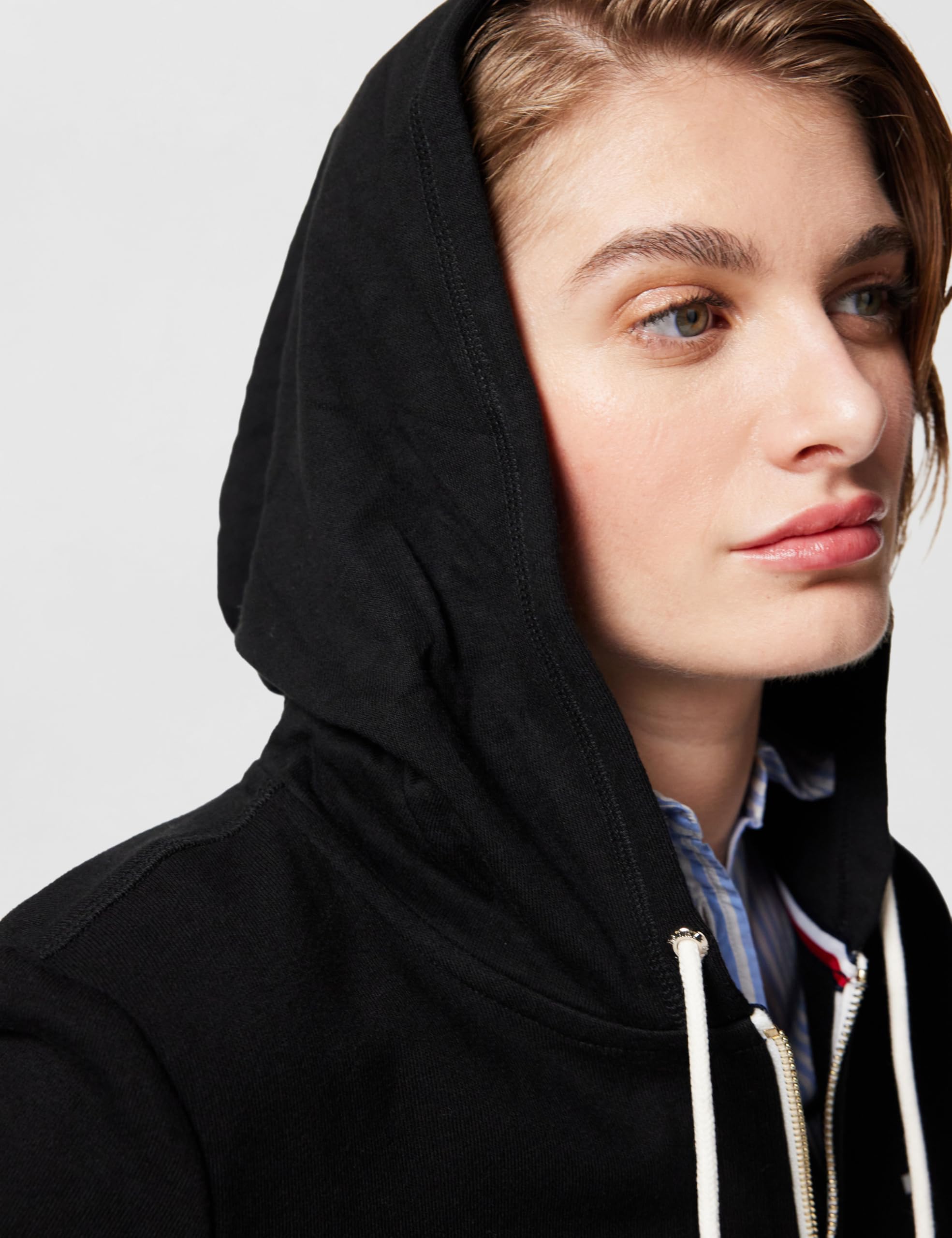 Tommy Hilfiger Tommy Hilfiger Sudadera con Capucha para Mujer Sudadera Tipo túnica con Capucha Mujer