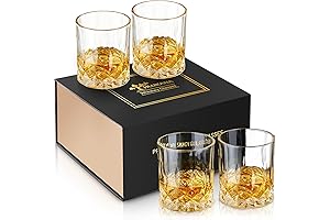 Old Fashioned Whiskey Glasses Set of 4