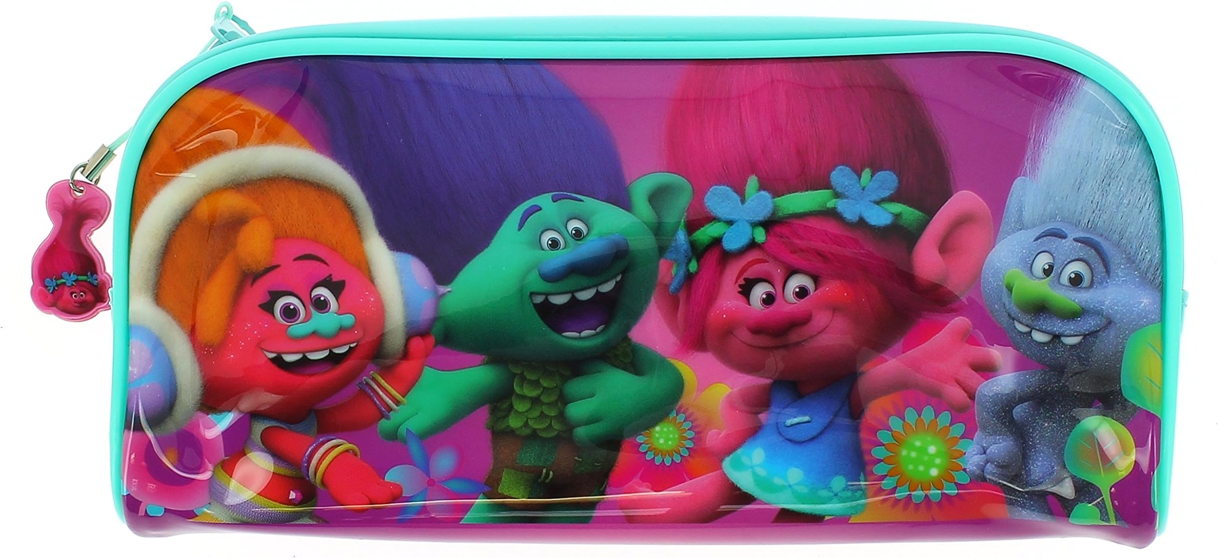 Trolls Movie Pencil Case with Dangler