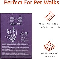 Vista 3 de Yaxa Basics Bolsas de basura estándar con aroma a lavanda de primera calidad, 300 unidades (15 paquetes de 20)