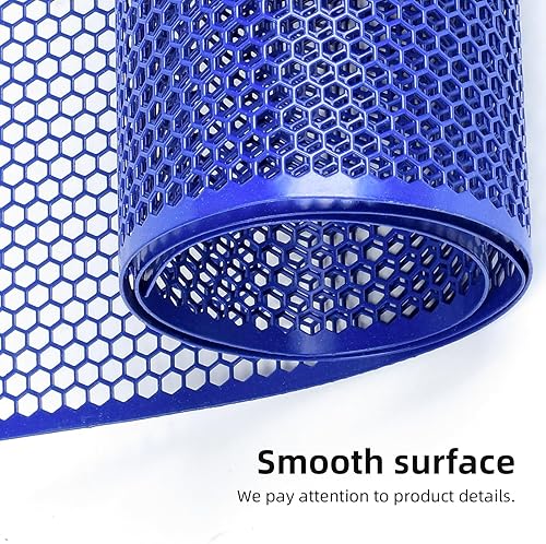 Miniatura 204 de AggAuto Malla universal para parrilla de automóvil de 40 x 13 pulgadas, de acero inoxidable revestido de cloruro de polivinilo, rejilla