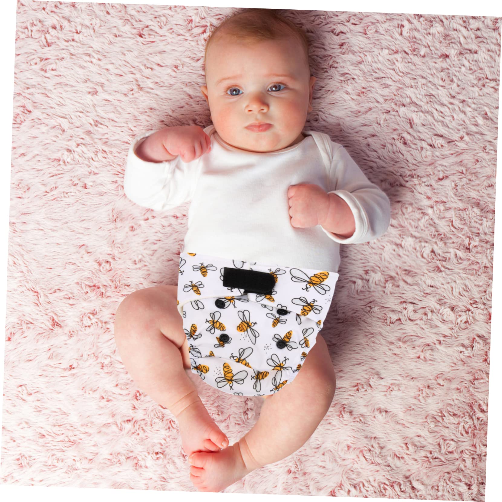 ifundom Lot De 5 Couches Lavables En Coton Réutilisables Pour Bébé Design Élégant Et Confortable