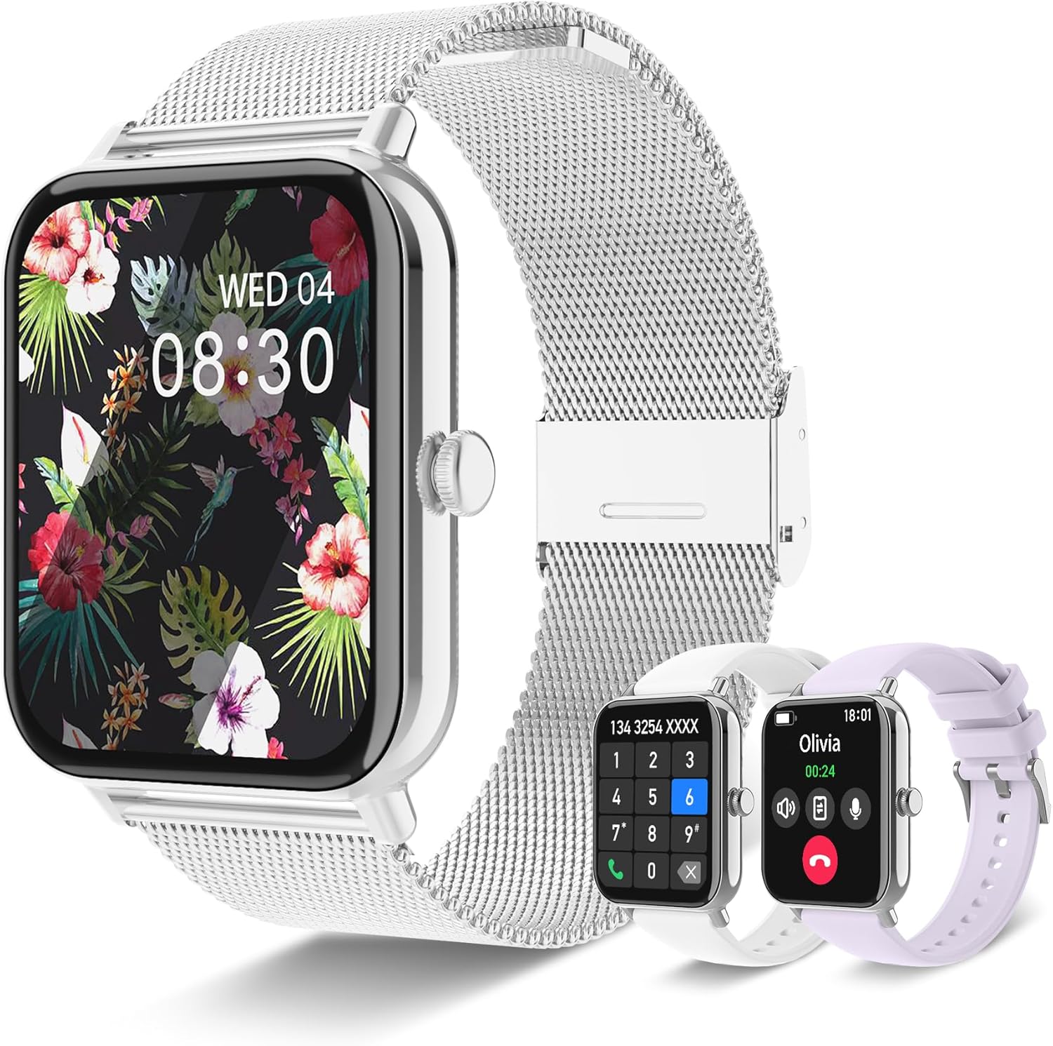Smart Watches for Women, 1.85″ Smart Watch (Answer/Make...