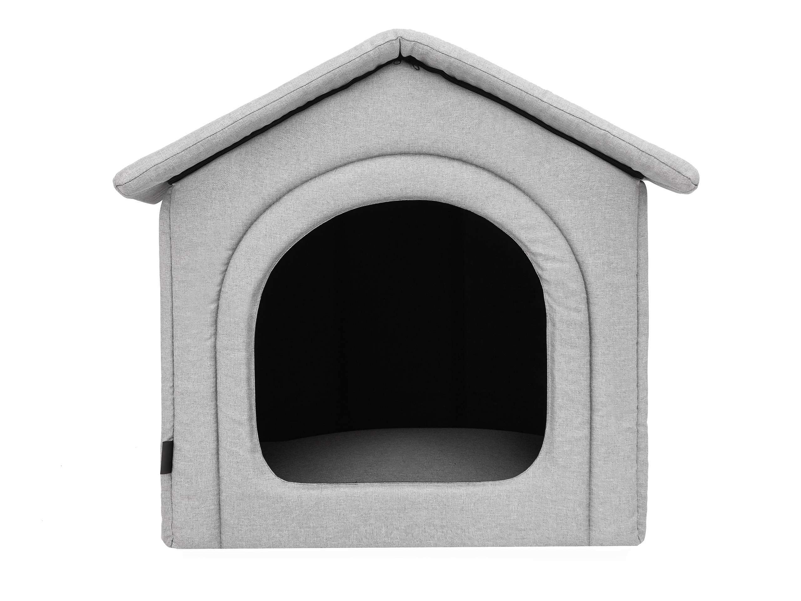 Caseta para Mascotas, Esquina para Perros, Zona de Descanso, Perrera, Perrera, caseta para Perros, R4: 55 x 60 cm, Piedras ecológicas