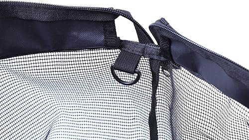 Miniatura 5 de Bolsa de playa grande con cremallera Bolsa de juguete de playa ligera Bolsa de malla para piscina Juguetes de arena