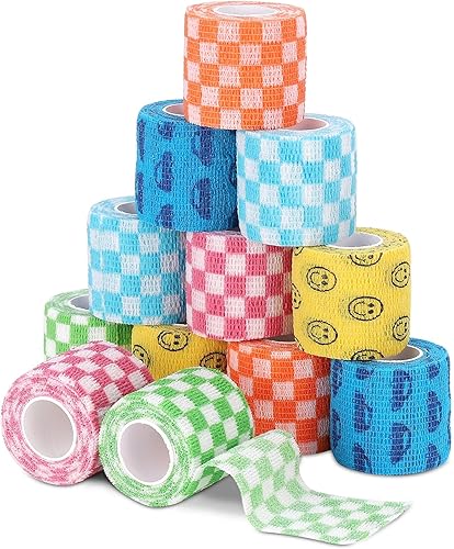 Vet Wrap - Vendaje autoadherente, vendaje cohesivo, cinta multifunción para perros, gatos, caballos, pájaros, animales, no tejida, cinta deportiva