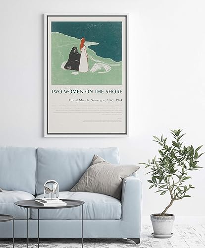 Miniatura 21 de IDEA4WALL - Lienzo enmarcado con impresión de arte abstracto listo para colgar en la pared de la sala y habitación Bs06-2103-famoso-m19