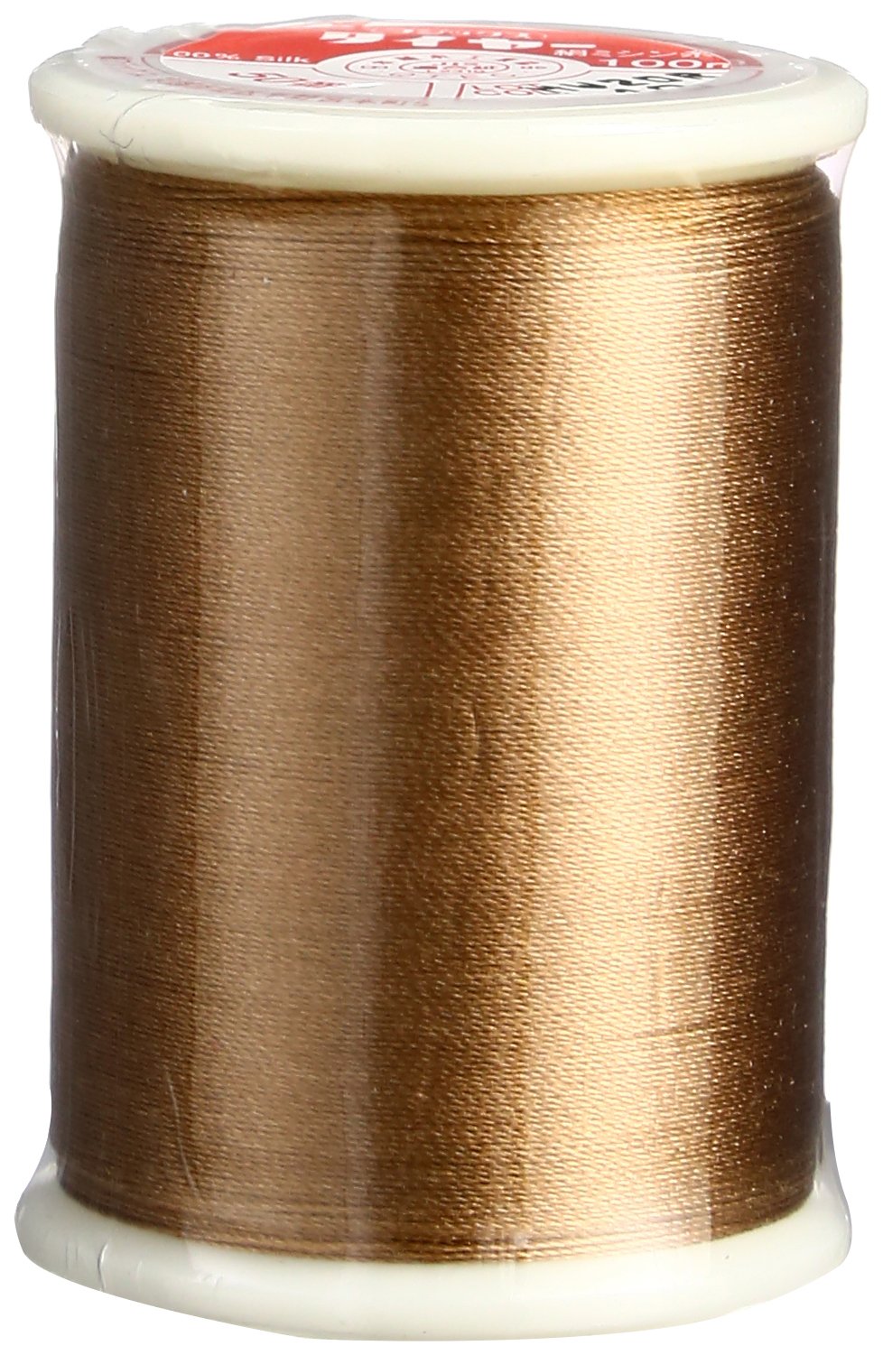 Superior Threads Tire Silk #50 3-Ply 50-Weight High Sheen Silk Embroidery Quilting Sewing Thread - 109 Yard Spool (#019 Cinnamon)