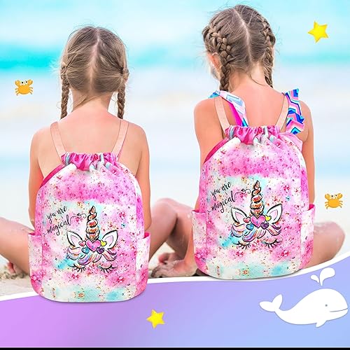 Miniatura 6 de RLGPBON Mochila con cordón para mujeres y niñas, para niños, bolsa de gimnasio, mochila deportiva, Mochila con cordón6, Lindo