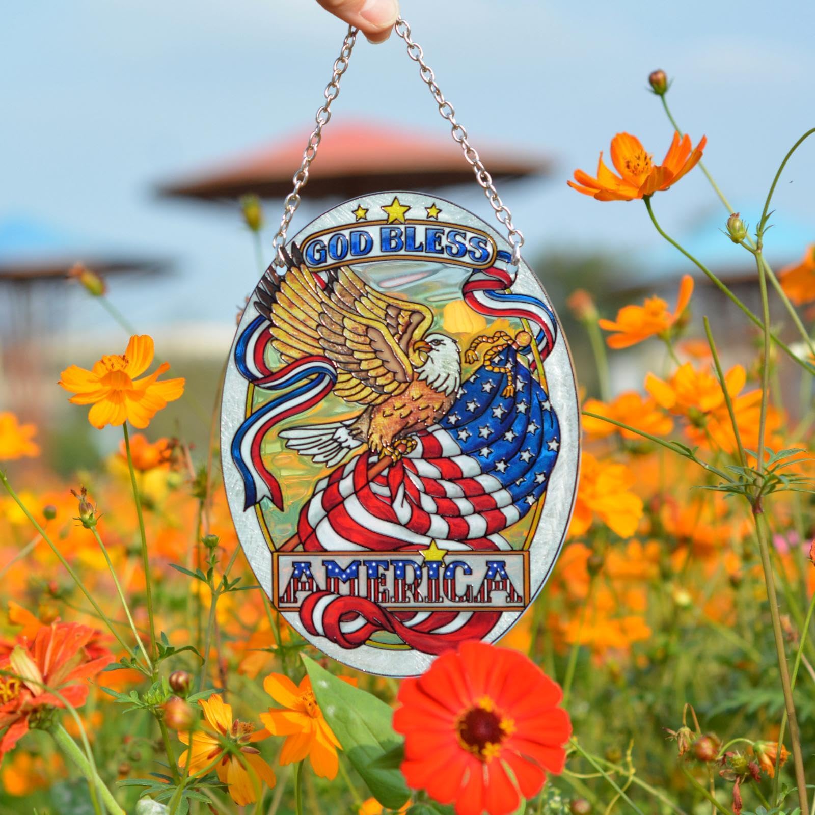 Mrisata Glass Bird Window Window Hangings Stained Bird Ornaments Window Suncatcher For Home Decoration (7 Birds