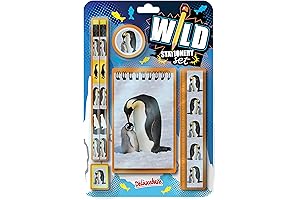 Deluxebase Penguin Stationery Set