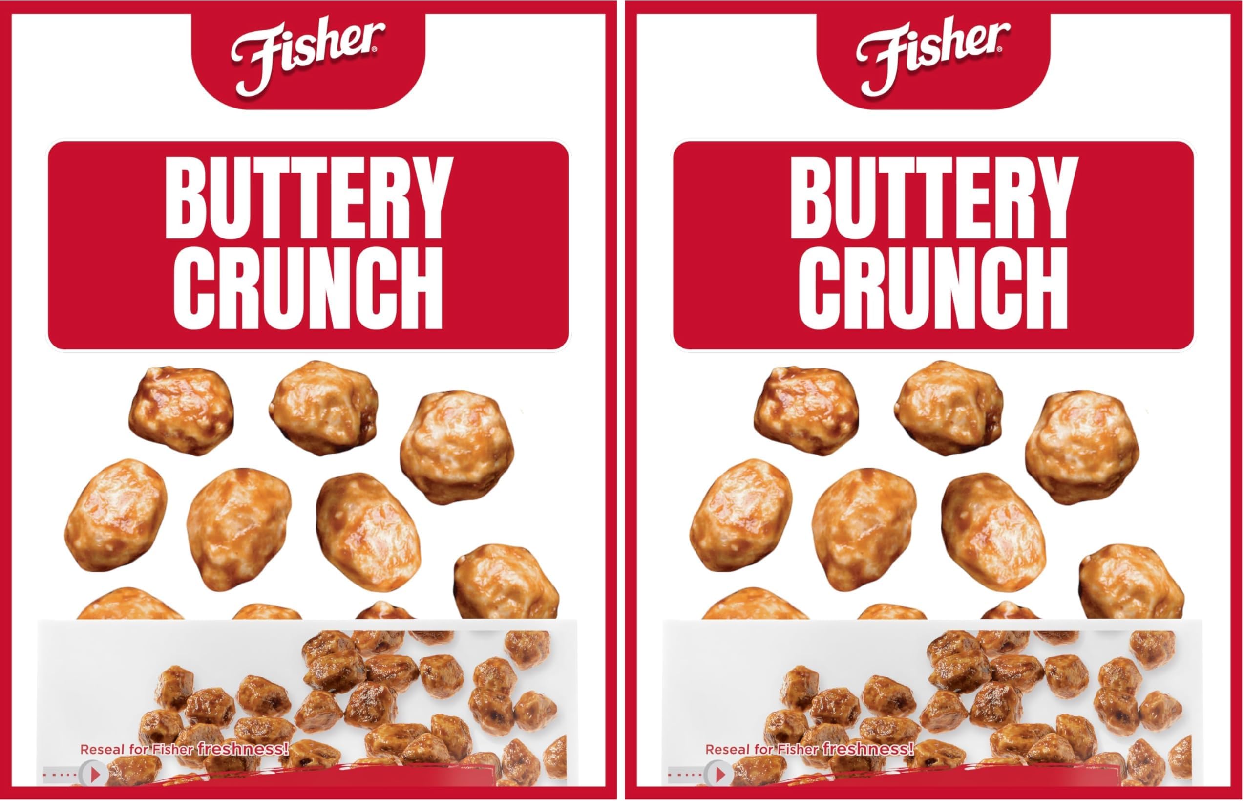 Fisher Snack Butter Toffee Peanuts, 5.5 Ounces, No Artificial Colors or Flavors (Pack of 2)