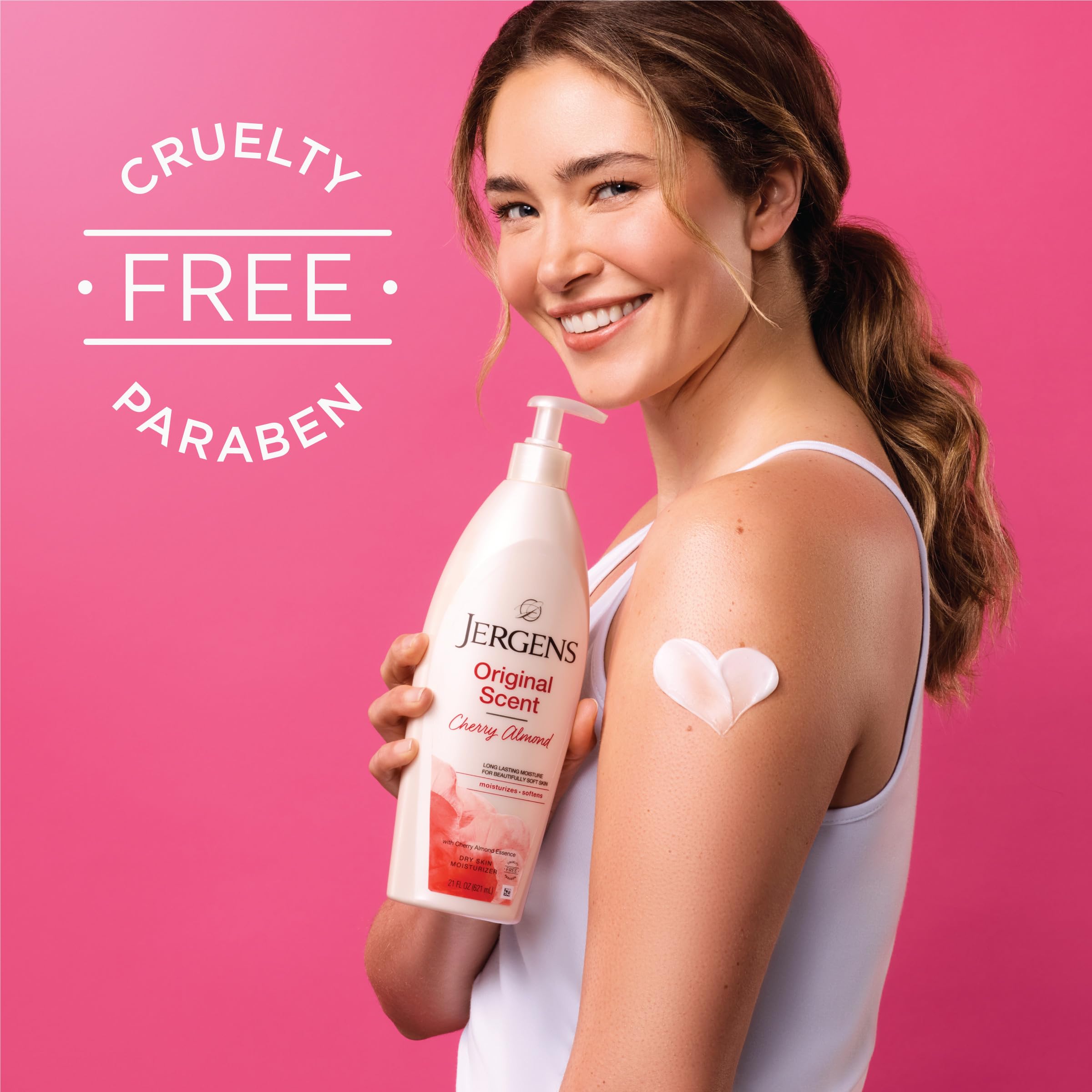 Amazon.com : Jergens Cherry Almond Hand & Body Lotion, Dry Skin