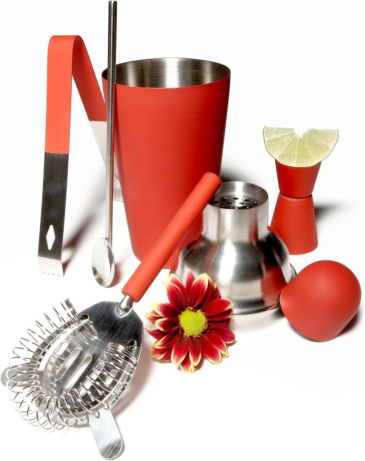 Amazon.com: 5-Piece Bar Set, Red: Barware Tool Sets: Home & Kitchen