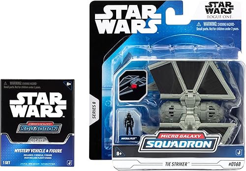 Star Wars Micro Galaxy Squadron TIE Striker Mystery Bundle - Vehículos de 3 y 2.5 pulgadas con accesorios (exclusivo de Amazon)