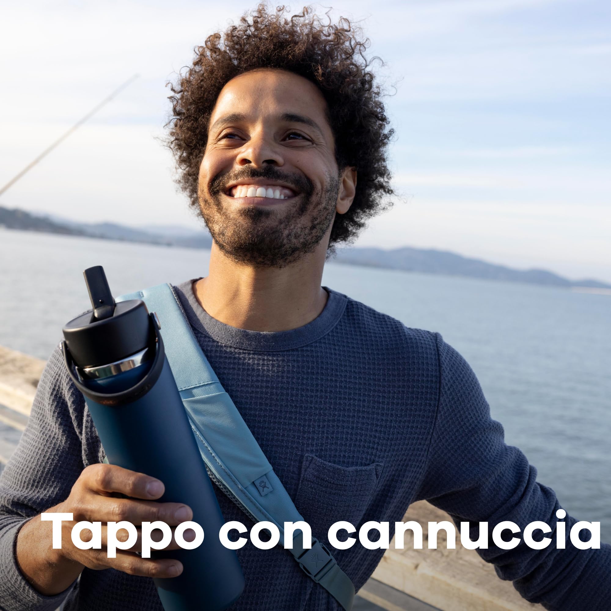HYDRO FLASK - Wide Mouth Bottiglia d'acqua da 946 ml (32 oz) - Acciaio inossidabile con isolamento sottovuoto e coperchio a prova di perdite - Trillium