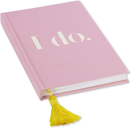 Miniatura 4 de kate spade new york Diario de novia rosa para mujer, cuaderno encuadernado de 8.25 x 5.25 pulgadas con 200 páginas rayadas, I Do