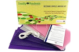 All-Natural Handmade Toadily Beeswax Candles Kit