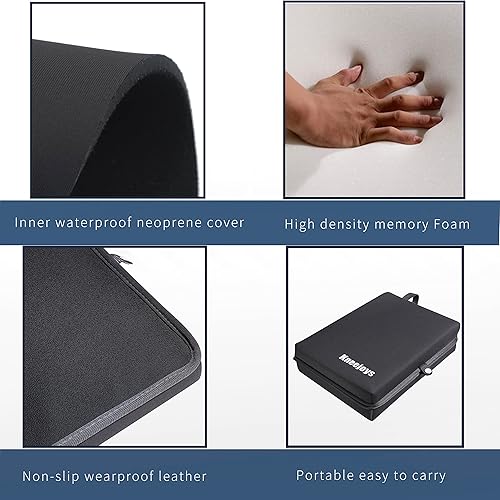 Miniatura 7 de Rodillera de baño para mujeres y hombres  Rodillera de baño para bebé, almohadillas de jardín para rodillas y yoga (gris)