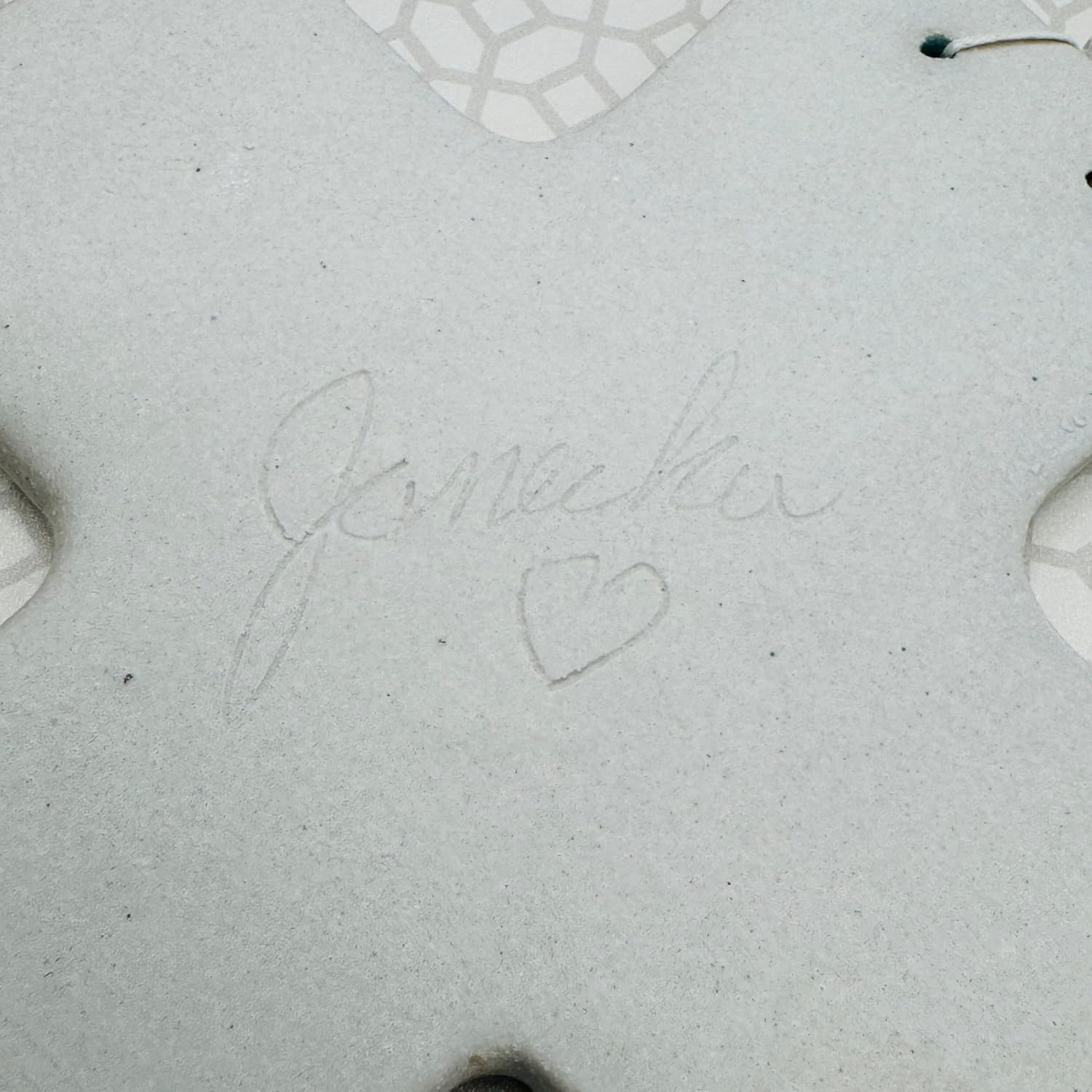 JANECKA Turquoise Glazed 8 Inch Pottery Wall Cross, Handmade in the USA