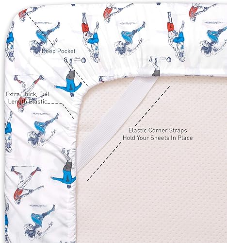 Miniatura 3 de 1500 Supreme - Juego de sábanas de colección para niños y niñas, sábanas coloridas, divertidas y cómodas para niños y niñas. Bolsillo profundo, no