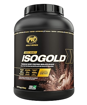 PVL ISOGOLD 100%乳清蛋白饮品（草饲牛来源，牛奶巧克力味）