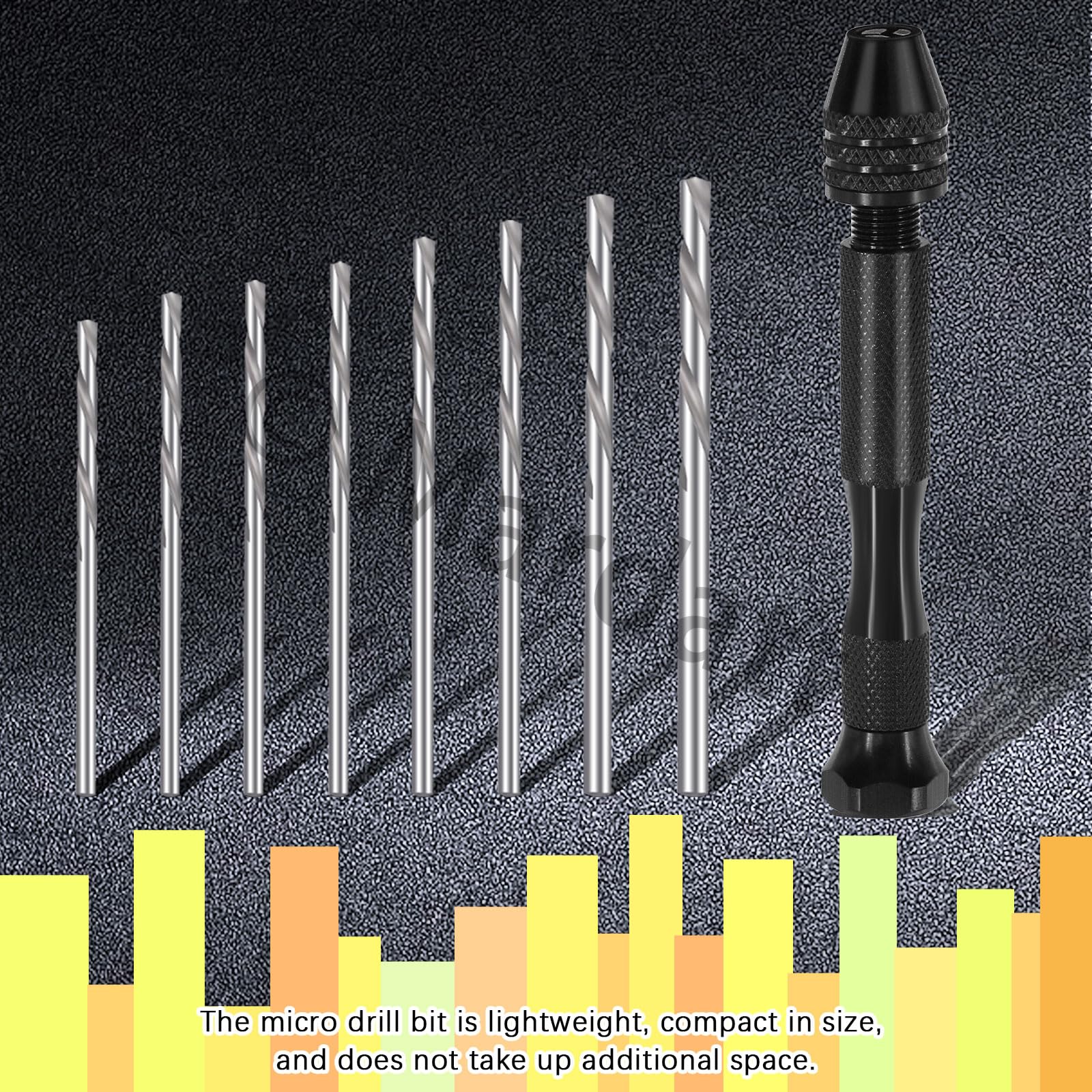 Mardatt 57Pcs Hand Drill Bits Set including Pin Vise - Image 4