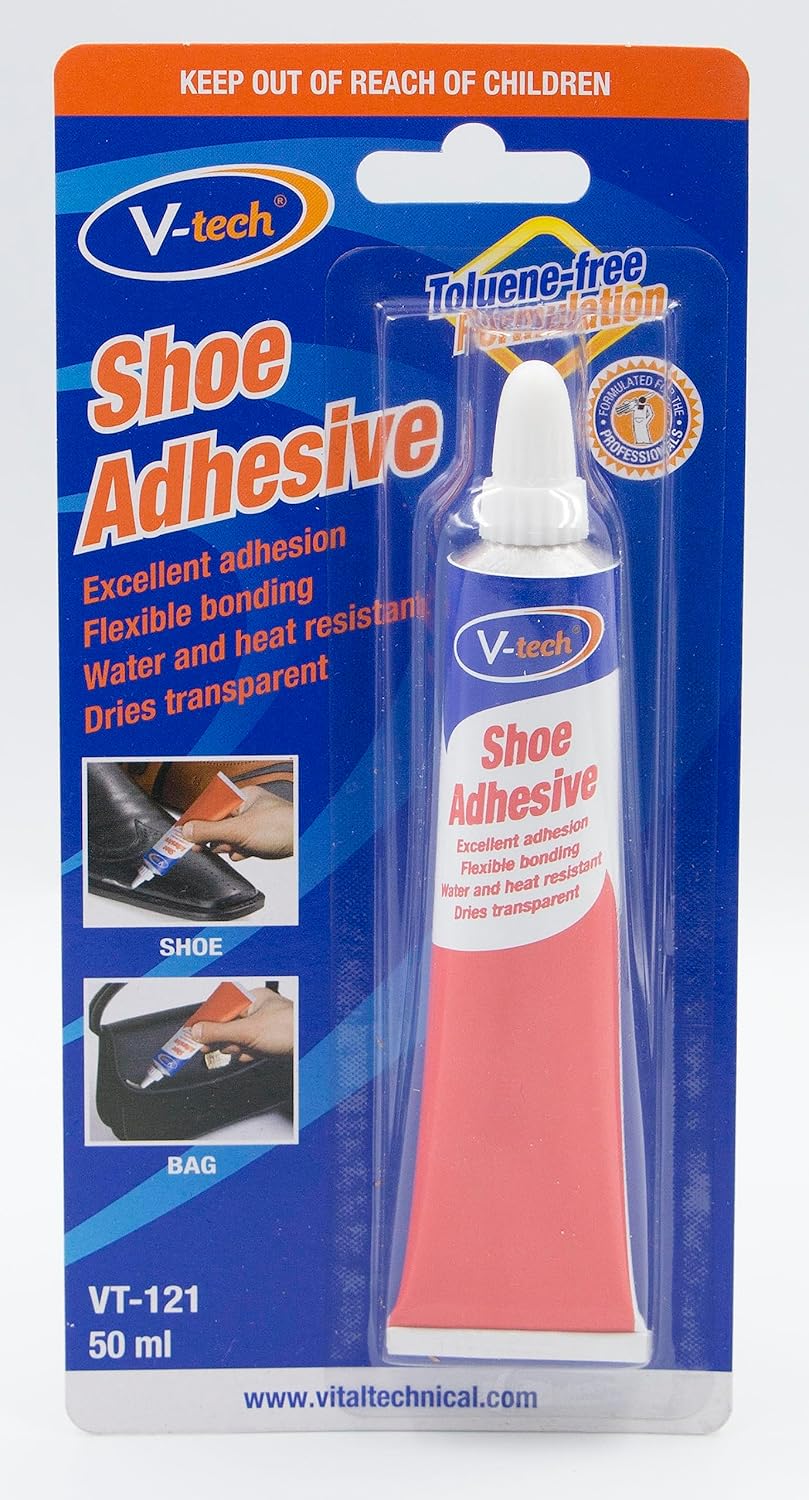 VTech Shoe Adhesive Clean High Strength Durable Shoe And Footwear Repair Adhesive (50ml, Pack