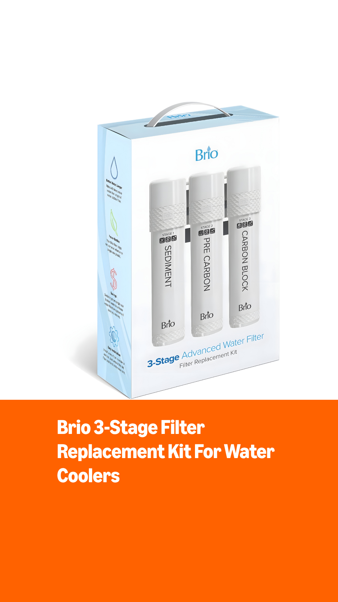 Amazon.com: Brio 3-Stage Filter Replacement Kit for Water Cooler