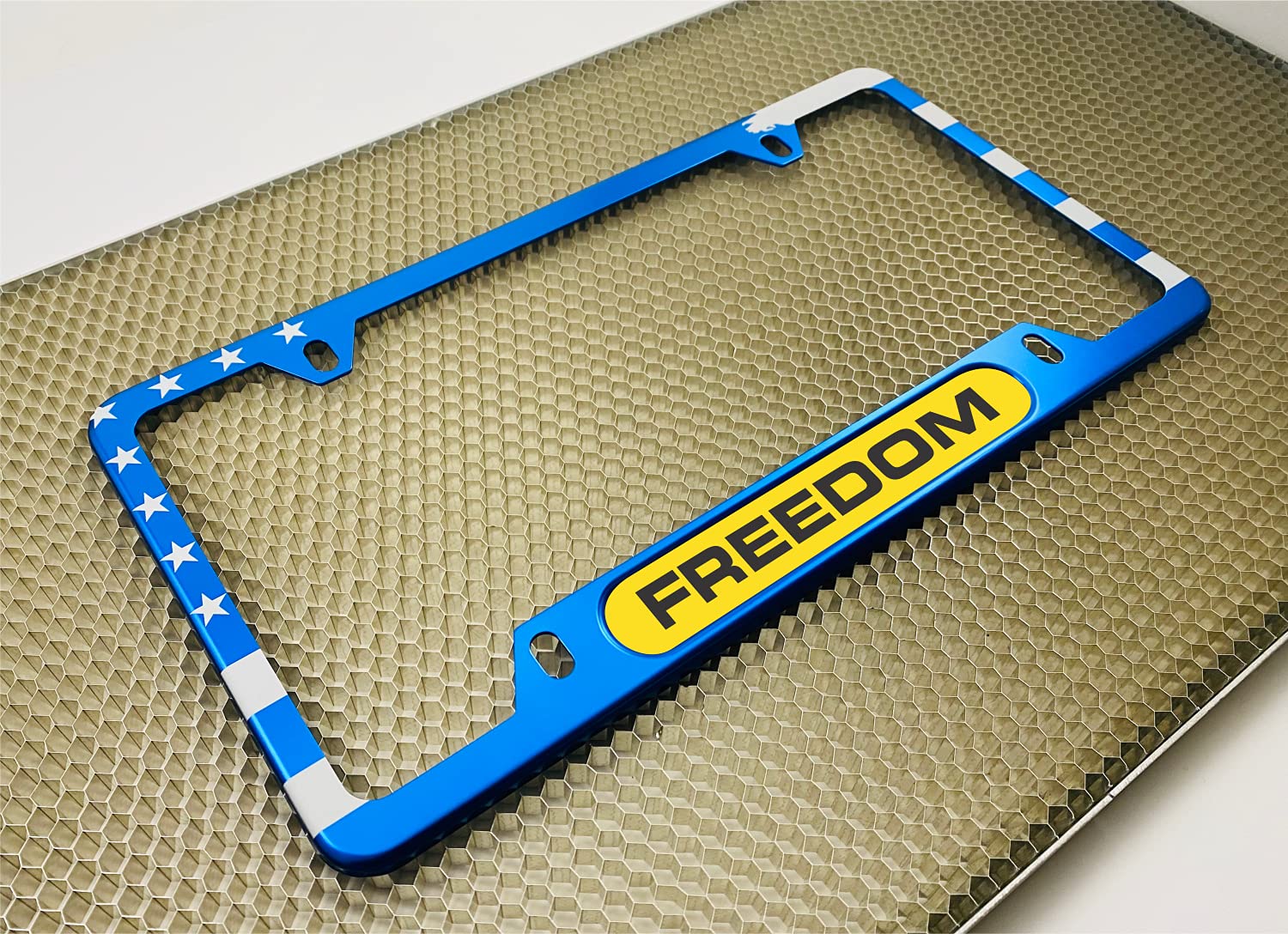 USA Patriotic | American Flag Custom Personalized Anodized Aluminum Thin Top | - Picture 48 of 133