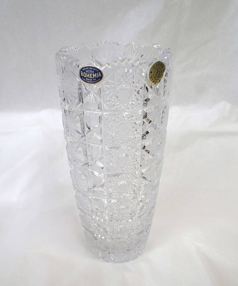 Amazon.co.jp: ボヘミアン カットクリスタル フラワーベース